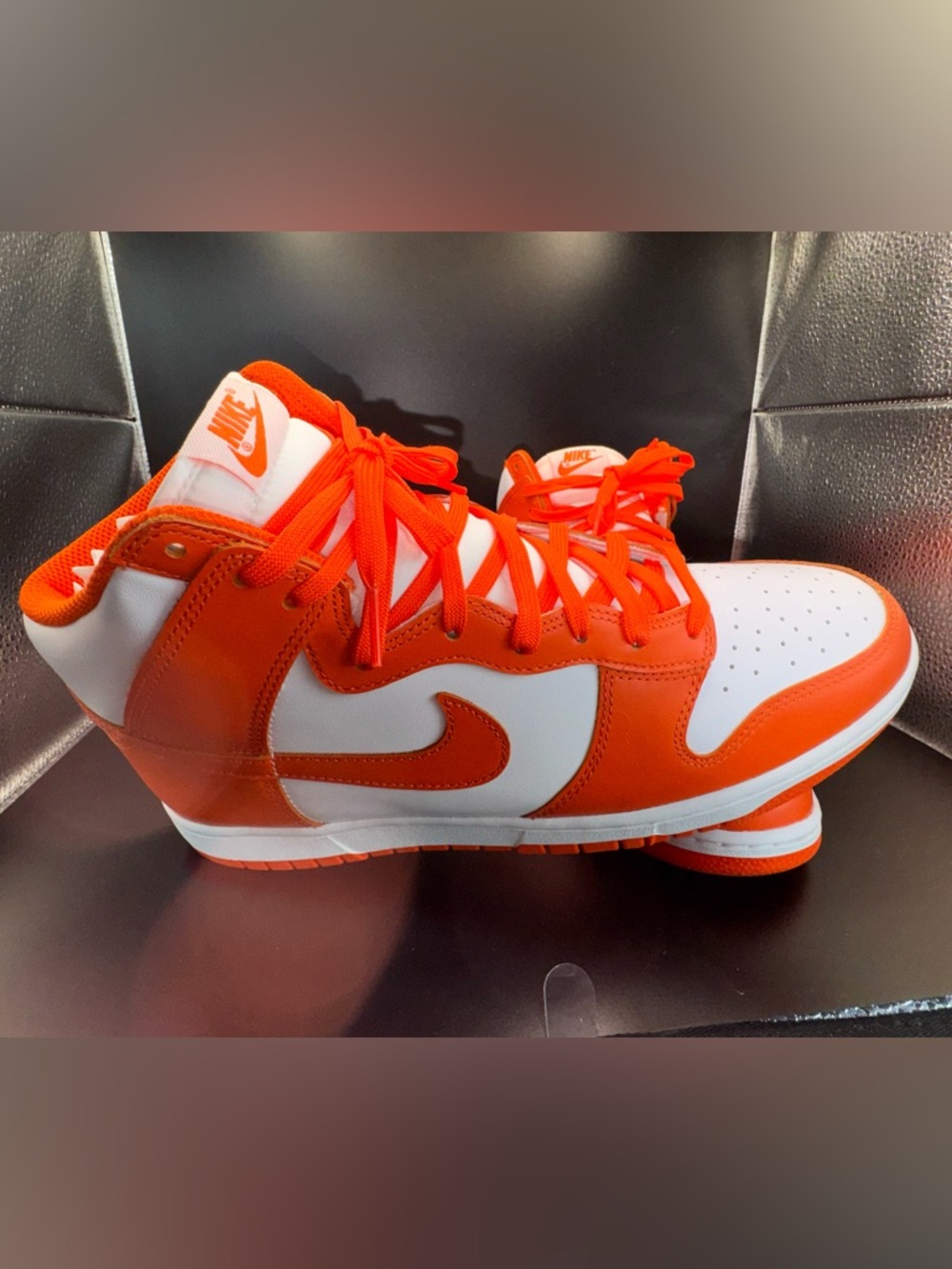 Nike Dunk Low Syracuse Orange Blaze DD1399-101 Men’s 10.5🔥 worn twice - Picture 15 of 16